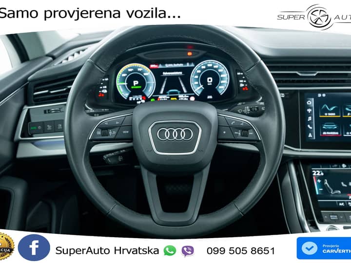 Audi Q7 55 TFSIe V6 quattro Aut. 381 KS, KAM+VIRT