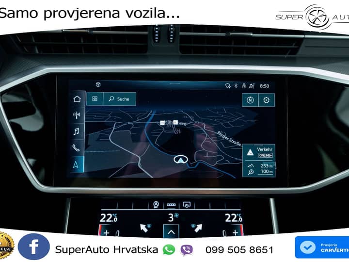 Audi A6 Avant 40 TDI quattro S tronic Advanced 204 KS, LED+ACC+GR SJED+KAM+VIRT