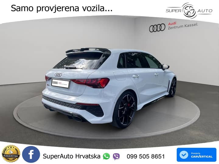 Audi RS3 SB 2.5 TFSI quattro S tronic 400 KS, ACC+KAM+GR SJED+PANO+VIRT+ASIST