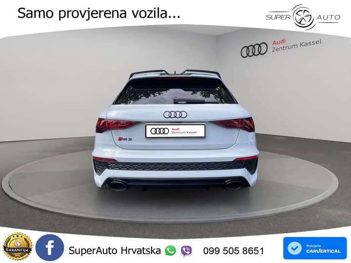 Audi RS3 SB 2.5 TFSI quattro S tronic 400 KS, ACC+KAM+GR SJED+PANO+VIRT+ASIST