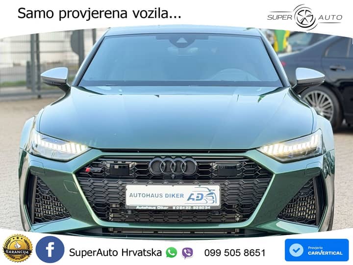 Audi RS7 SB 4.0 TFSI V8 quattro Aut. 600 KS, ZRAČNI+ACC+360+GR SJED+PANO+HEAD