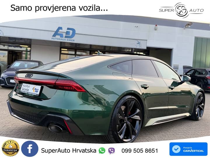 Audi RS7 SB 4.0 TFSI V8 quattro Aut. 600 KS, ZRAČNI+ACC+360+GR SJED+PANO+HEAD