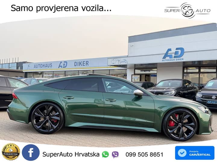 Audi RS7 SB 4.0 TFSI V8 quattro Aut. 600 KS, ZRAČNI+ACC+360+GR SJED+PANO+HEAD
