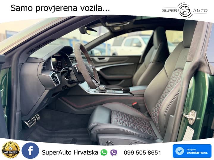 Audi RS7 SB 4.0 TFSI V8 quattro Aut. 600 KS, ZRAČNI+ACC+360+GR SJED+PANO+HEAD