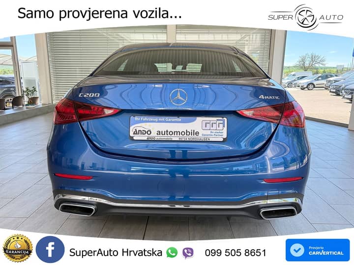Mercedes C 200 4M Aut. AMG-Line 204 KS, LED+KAM+GR SJED+VIRT+ASIST