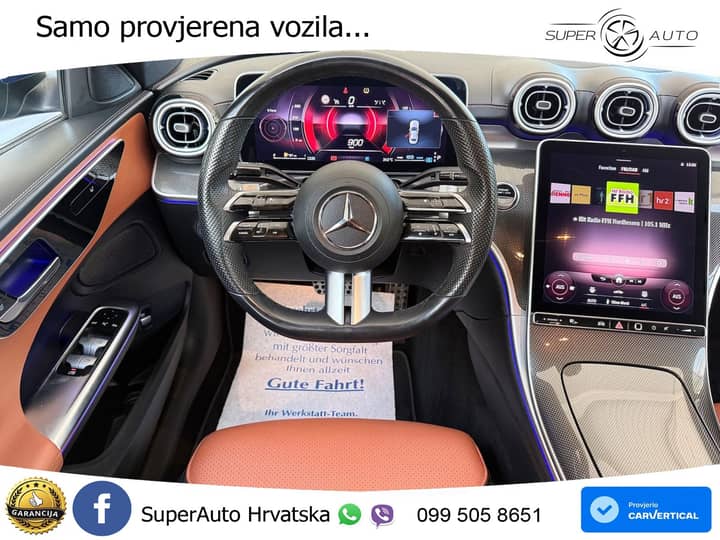 Mercedes C 200 4M Aut. AMG-Line 204 KS, LED+KAM+GR SJED+VIRT+ASIST