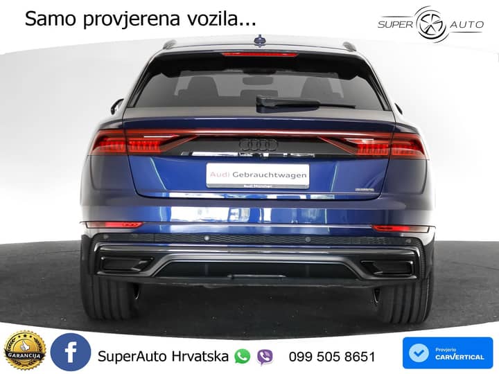 Audi Q8 50 TDI V6 quattro tiptronic S Line 286 KS, ZRAČNI+ACC+4xGR SJED+360+PDC