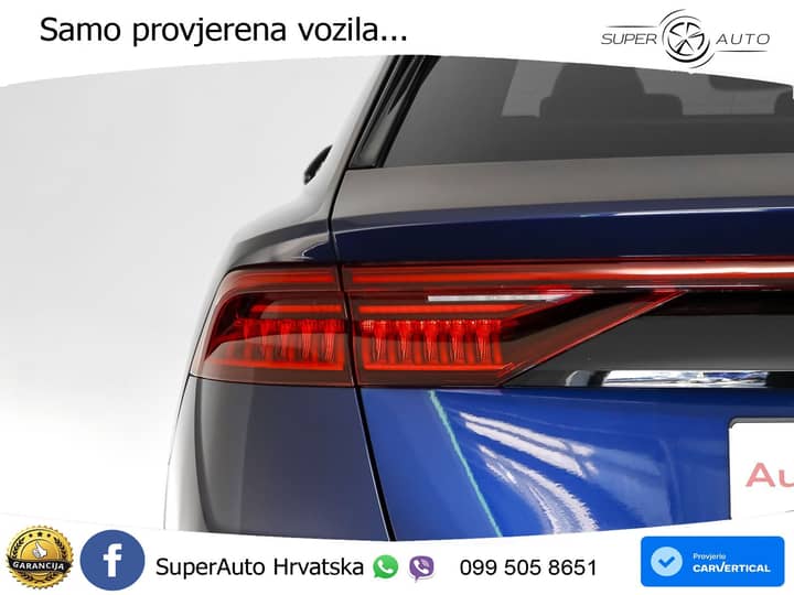 Audi Q8 50 TDI V6 quattro tiptronic S Line 286 KS, ZRAČNI+ACC+4xGR SJED+360+PDC