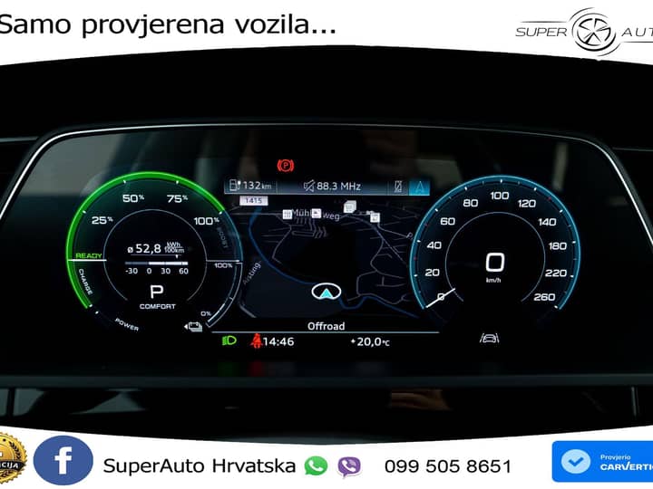 Audi e-tron S 503 KS, ZRAČNI+VIRT+NAVI