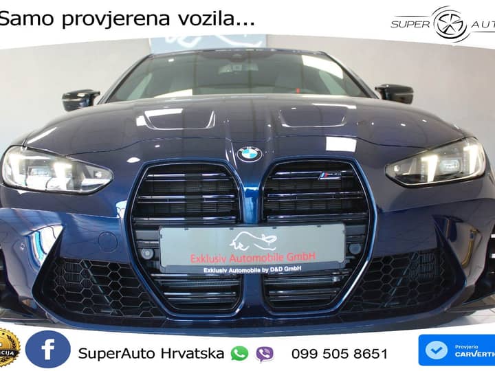 BMW M4 Competition 3.0 M Sport 510 KS, PANO+ZRAČ+KAM+GR SJED+KEY+HEAD+LANE