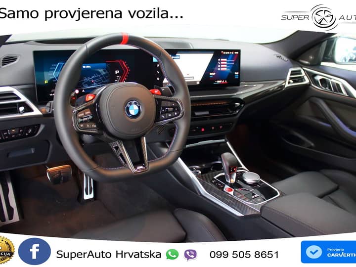 BMW M4 Competition 3.0 M Sport 510 KS, PANO+ZRAČ+KAM+GR SJED+KEY+HEAD+LANE