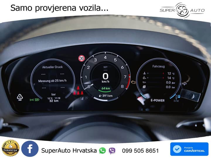Porsche Panamera Turbo S 4.0 E-Hybrid PDK 782 KS, ZRAČNI+ACC+LED+GR SJED+HEAD