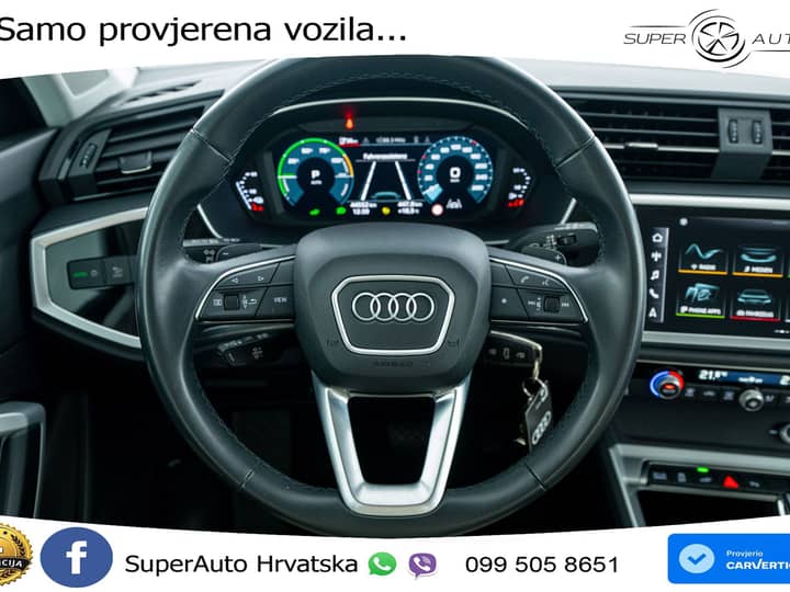 Audi Q3 45 TFSIe S tronic 245 KS, KAM+VIRT+NAVI