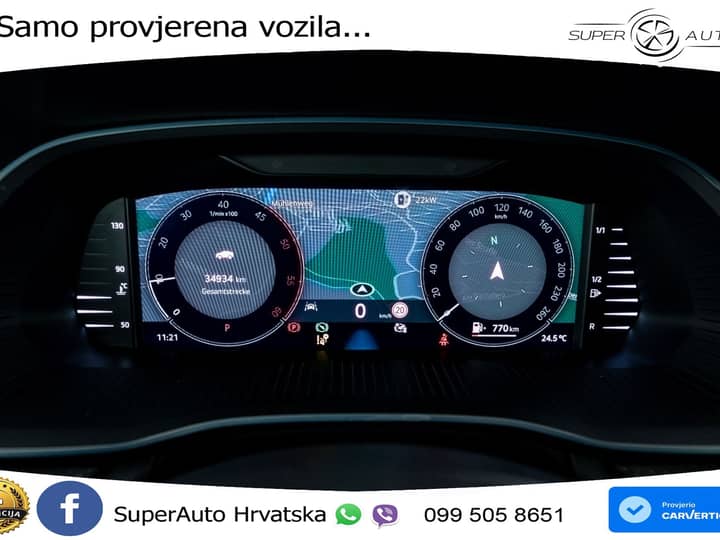 Škoda Octavia Combi 2.0 TDI DSG Selection 150 KS, KAM+4xGR SJED+PANO+VIRT
