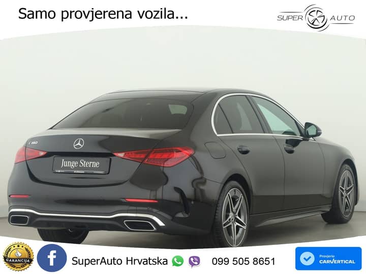 Mercedes C 180 9G-Tr. AMG 170 KS, LED+ACC+GR SJED+360+VIRT+PDC