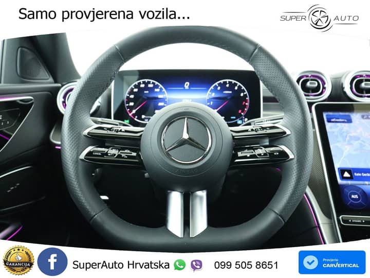 Mercedes C 180 9G-Tr. AMG 170 KS, LED+ACC+GR SJED+360+VIRT+PDC