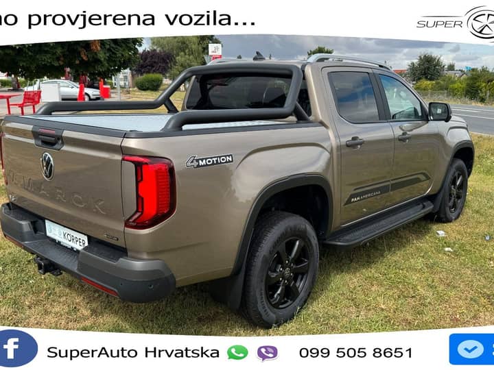 VW Amarok 3.0 TDI 4M DSG PanAmericana 240 KS, ACC+VIRT+GR SJED+360+PARK