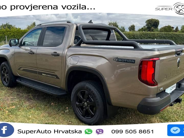 VW Amarok 3.0 TDI 4M DSG PanAmericana 240 KS, ACC+VIRT+GR SJED+360+PARK