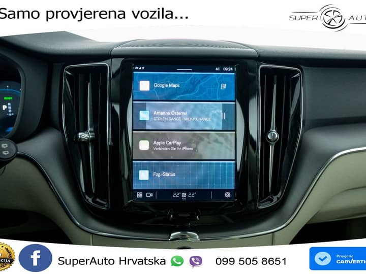 Volvo XC60 2.0 T6 AWD Recharge Core 398 KS, LED+TEM+PANO+KAM+VIRT+PDC
