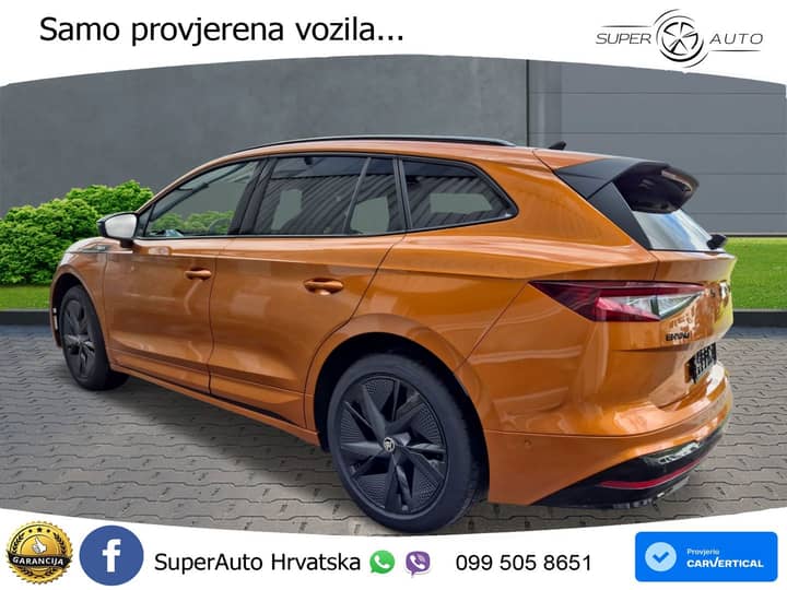 Škoda Enyaq iV 4x4 Aut. RS 340 KS, PANO+360+ACC+GR SJED+HEAD+KEY+LANE