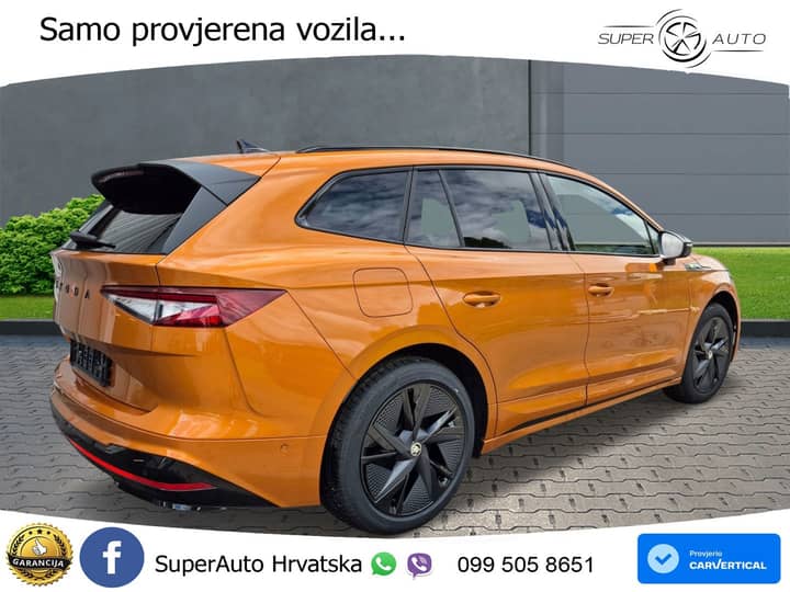 Škoda Enyaq iV 4x4 Aut. RS 340 KS, PANO+360+ACC+GR SJED+HEAD+KEY+LANE