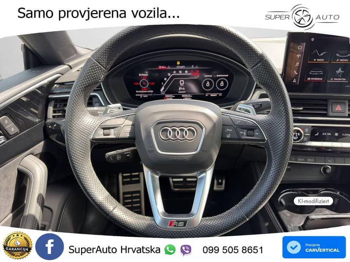 Audi RS5 SB 2.9 TFSI V6 quattro tiptronic 450 KS, ACC+GR SJED+PANO+MASAŽA