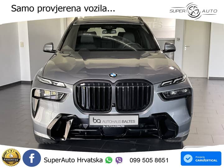 BMW X7 40d xDrive Aut. M Sport 352 KS, 7-SJED+ZRAČNI+ACC+KAM+GR SJED+HEAD+PANO