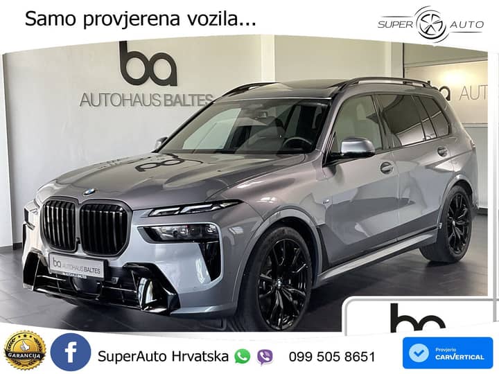 BMW X7 40d xDrive Aut. M Sport 352 KS, 7-SJED+ZRAČNI+ACC+KAM+GR SJED+HEAD+PANO