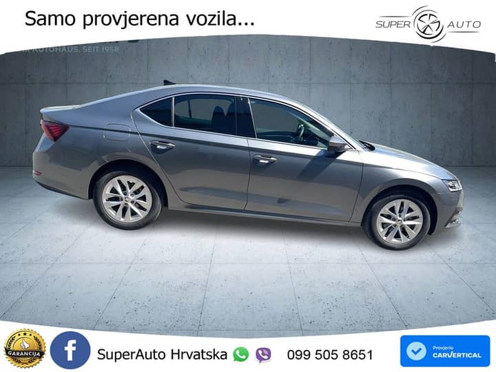 Škoda Octavia 2.0 TDI DSG Style 150 KS, ACC+KAM+KEY+GR SJED+LED+LANE