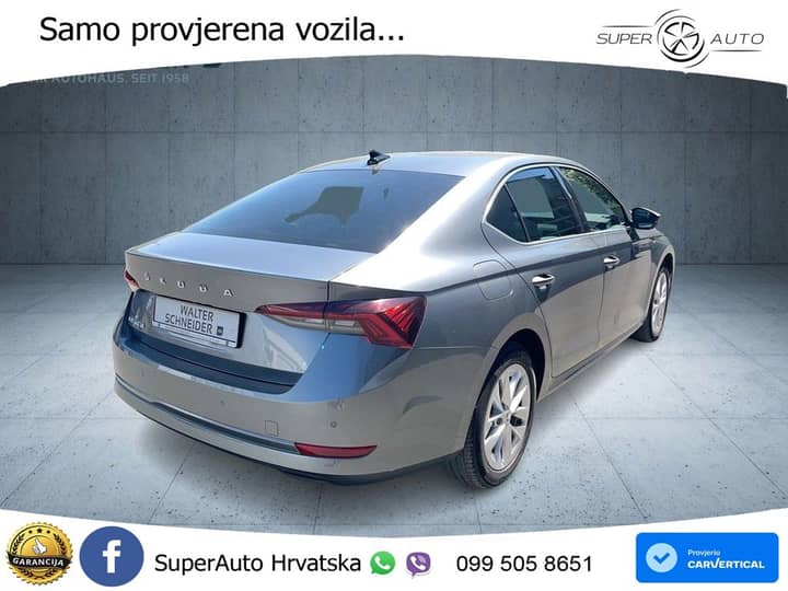Škoda Octavia 2.0 TDI DSG Style 150 KS, ACC+KAM+KEY+GR SJED+LED+LANE