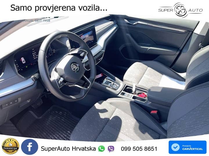 Škoda Octavia 2.0 TDI DSG Style 150 KS, ACC+KAM+KEY+GR SJED+LED+LANE