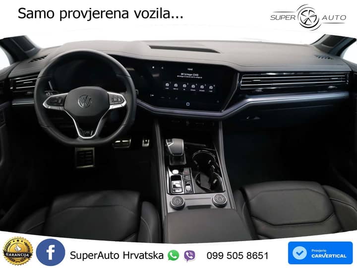 VW Touareg 3.0 TDI V6 4M Aut. R line 231 KS, ZRAČNI+MATRIX+ACC+GR SJED+KAM+PDC