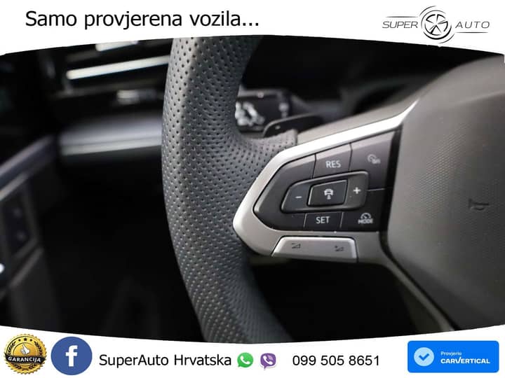 VW Touareg 3.0 TDI V6 4M Aut. R line 231 KS, ZRAČNI+MATRIX+ACC+GR SJED+KAM+PDC