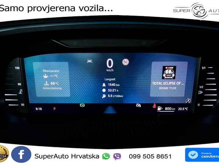 Škoda Octavia Combi 2.0 TDI DSG Selection 150 KS, KAM+4xGR SJED+PANO+VIRT