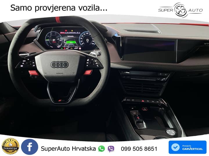 Audi e-tron GT RS quattro 843 KS, PANO+ACC+HEAD+GR SJED+KEY+VIRT+LANE