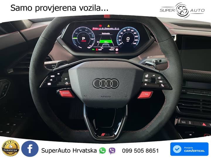 Audi e-tron GT RS quattro 843 KS, PANO+ACC+HEAD+GR SJED+KEY+VIRT+LANE