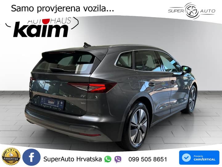 Škoda Enyaq iV 80 Aut. Loft 204 KS, ACC+KAM+GR SJED+VIRT+LANE