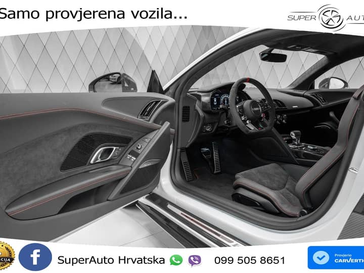 1/333 Audi R8 GT 5.2 FSI V10 RWD S tronic 620 KS, LASER+VIRT+GR SJED+CARBON+B&O