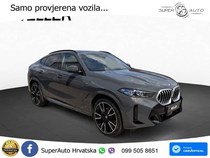 BMW X6 40d xDrive Steptronic M Sport 352 KS, LED+ACC+4xGR SJED+360+PANO