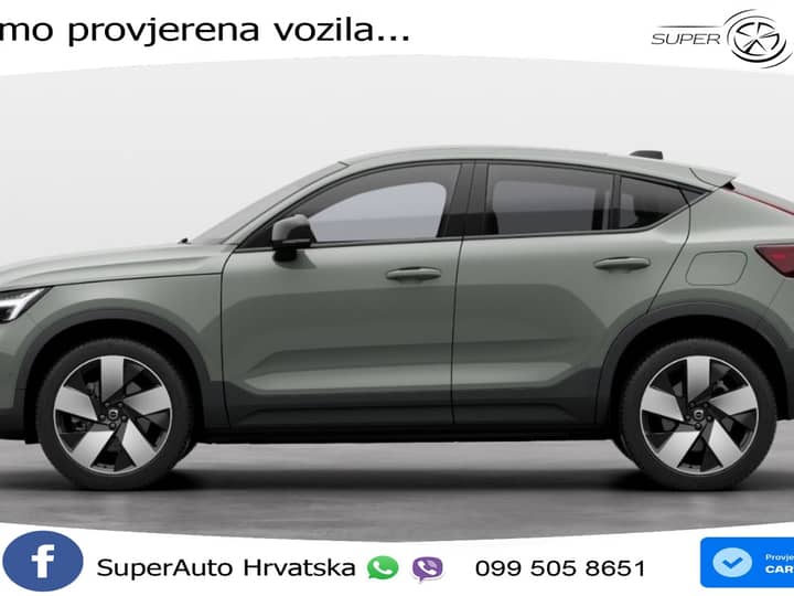 NOVO Volvo C40 Recharge Twin Motor Ultimate 408 KS, PixelLED+PILOT+GR SJED+360