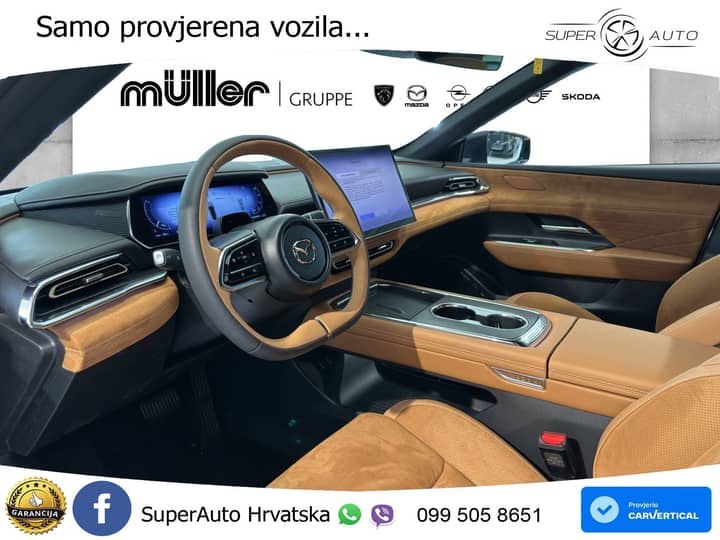 Mazda 6e 69 kWh Aut. Takumi 258 KS, PANO+360+ACC+GR SJED+KEY+VIRT+LANE