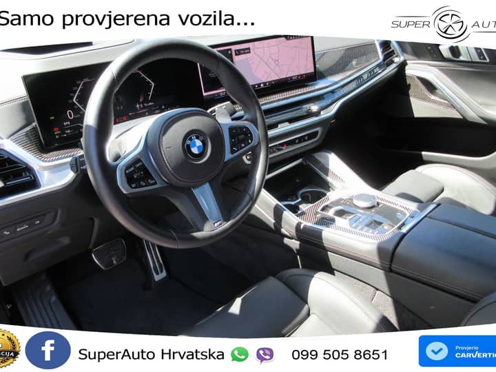 BMW X6 40d xDrive Steptronic M Sport 352 KS, LED+ACC+4xGR SJED+360+PANO+CARBON