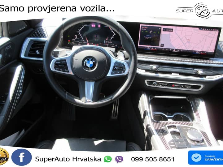 BMW X6 40d xDrive Steptronic M Sport 352 KS, LED+ACC+4xGR SJED+360+PANO+CARBON