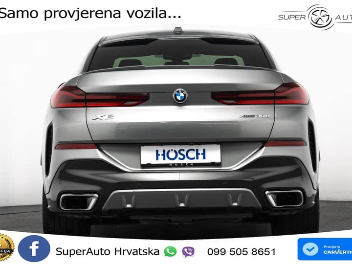 BMW X6 30d xDrive Steptronic M Sport 286 KS, LED+TEM+GR SJED+KAM+VIRT+PDC