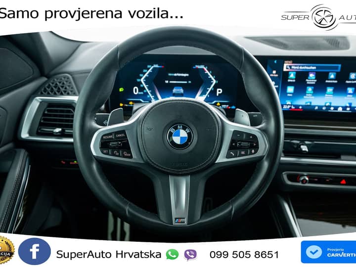 BMW X6 30d xDrive Steptronic M Sport 286 KS, LED+TEM+GR SJED+KAM+VIRT+PDC