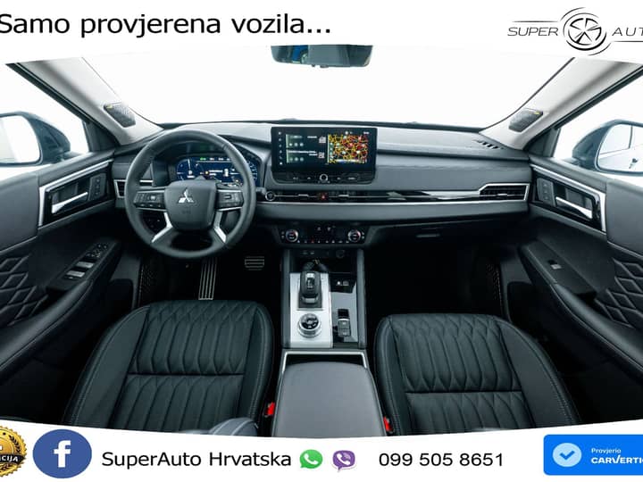 NOVO Mitsubishi Outlander 2.4 MIVEC 4WD Aut. Diamond 306 KS, 360+4xGR SJED+PANO