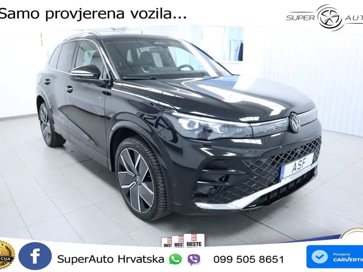 VW Tiguan 2.0 TSI 4M DSG R-Line 204 KS, LED+ACC+PANO+GR SJED+360+PARK+MASAŽA