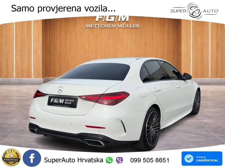 Mercedes C 180 9G-Tr. AMG 170 KS, LED+TEM+GR SJED+KAM+VIRT+PDC
