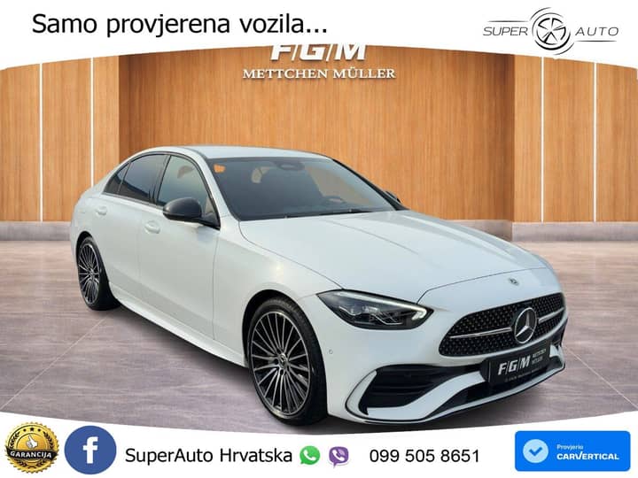 Mercedes C 180 9G-Tr. AMG 170 KS, LED+TEM+GR SJED+KAM+VIRT+PDC