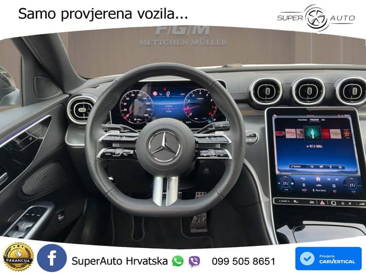 Mercedes C 180 9G-Tr. AMG 170 KS, LED+TEM+GR SJED+KAM+VIRT+PDC